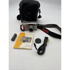 Kodak Digital Camera DC4800 3.1MP Silver+Battery+SD Card+AV Cable +Case-Tested